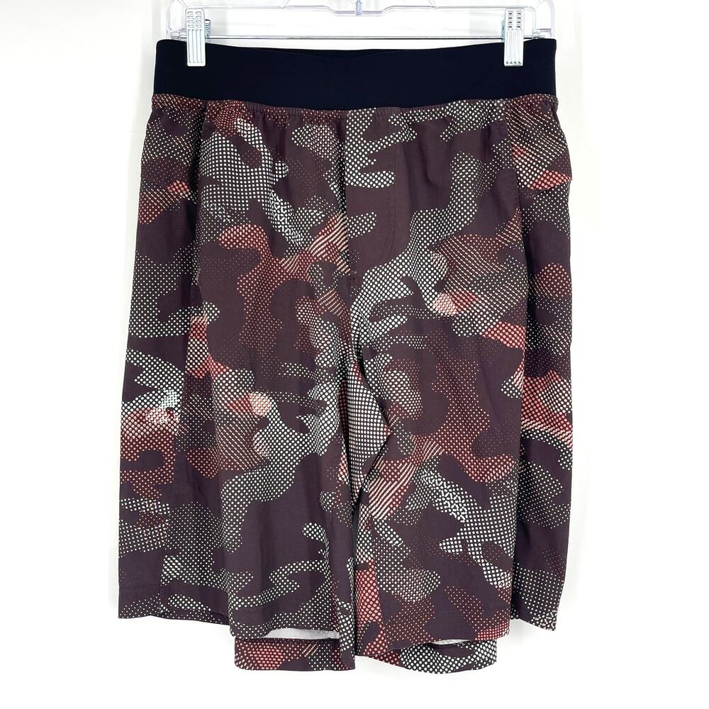 Lululemon Men's T.H.E. Short Linerless Medium 11" Brown Camo